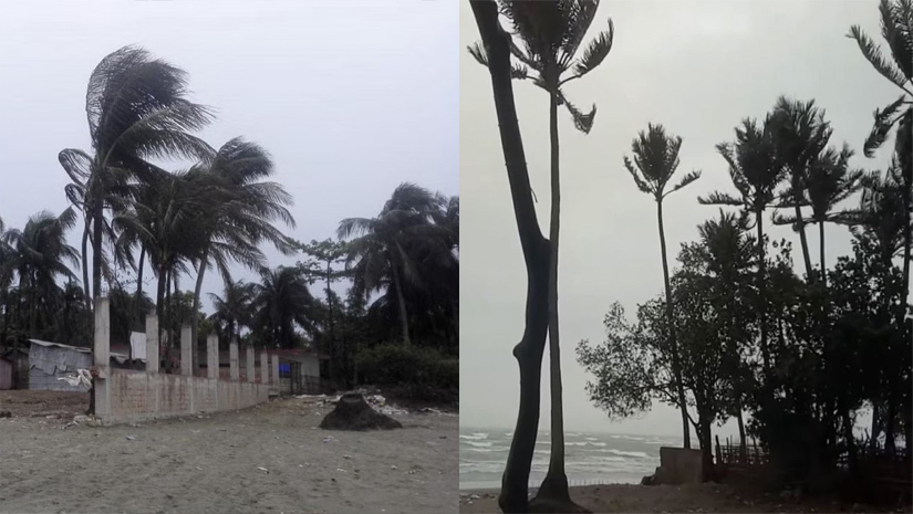 সেন্টমার্টিনে তীব্র ঝোড়ো বাতাস, সাগরের অবস্থা ‘ভয়ঙ্কর’