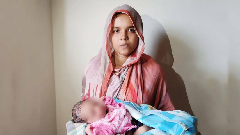 ঝড়ের রাদে জন্ম নেয়া নবজাতকের নাম রাখা হলো ‘মোখা’