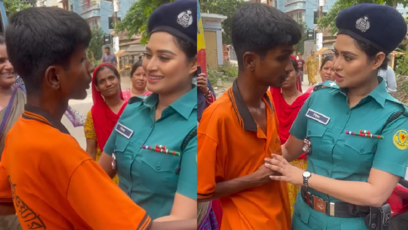 শুটিং সেটে বিব্রতকর পরিস্থিতির শিকার শিরিন শিলা