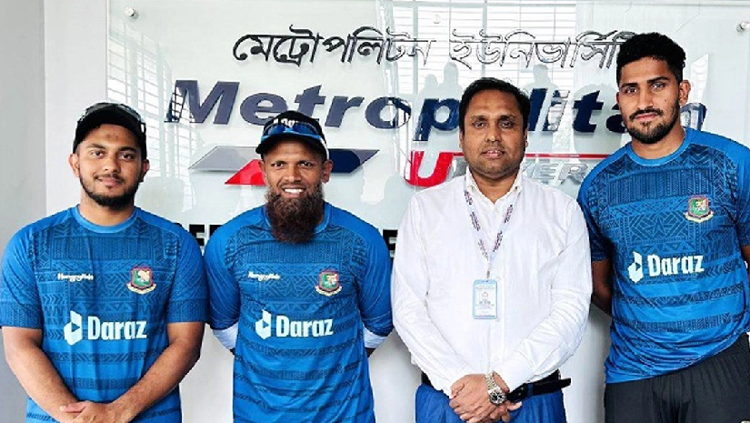 বিশ্ববিদ্যালয়ে ভর্তি হলেন ক্রিকেটার জাকির হাসান