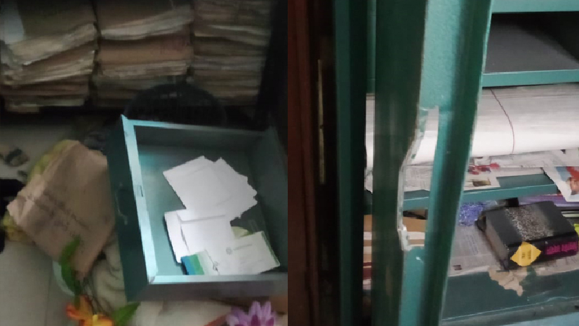 গণগ্রন্থাগারের লাখ টাকার মালপত্র চুরি হয়েছে