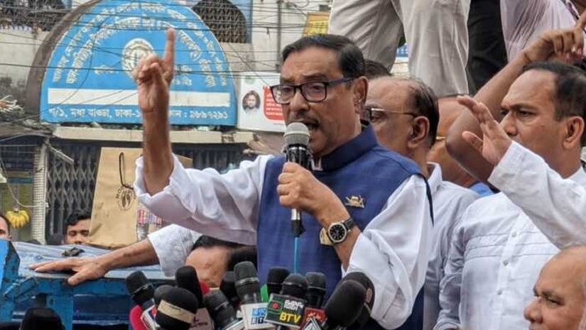 সড়ক পরিবহন ও সেতুমন্ত্রী এবং আওয়ামী লীগের সাধারণ সম্পাদক ওবায়দুল কাদের