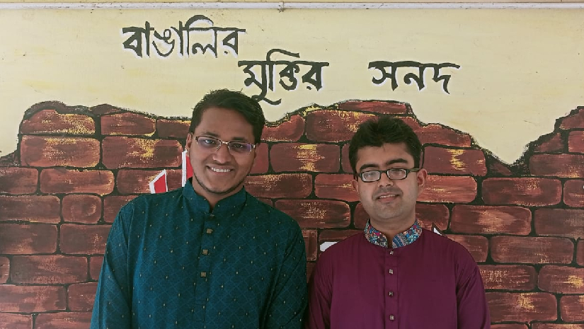 নোবিপ্রবিসাসের সভাপতি ফারহান ও সাধারণ সম্পাদক ফাহিম
