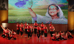 শিশু একাডেমিতে ‘জুলিও কুরি’ শান্তি পদকের সুবর্ণজয়ন্তী উদযাপন