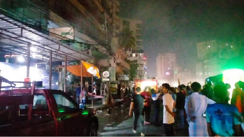 রূপায়ন শেলটেক টাওয়ারে আগুন
