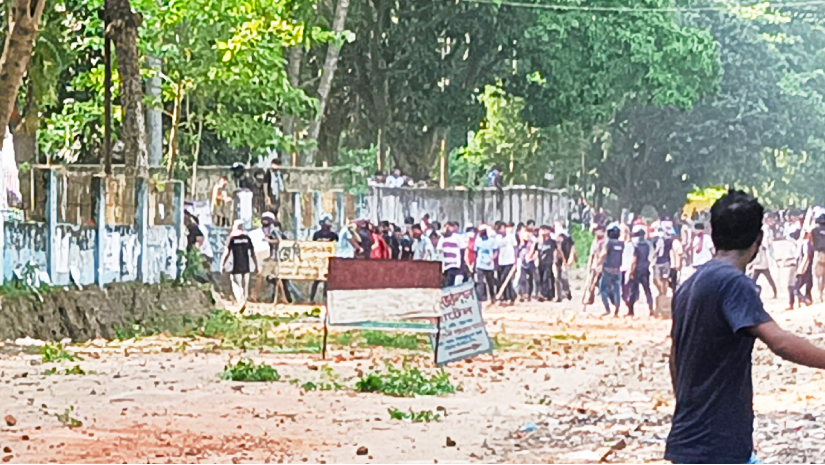 ছাত্রলীগের দুই গ্রুপের সংঘর্ষ