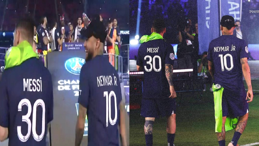 বন্ধু মেসির বিদায় ম্যাচে মাঠে হাজির নেইমার