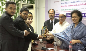 সোনারগাঁও ইউনিভার্সিটিতে মুট কোর্ট প্রতিযোগিতা অনুষ্ঠিত