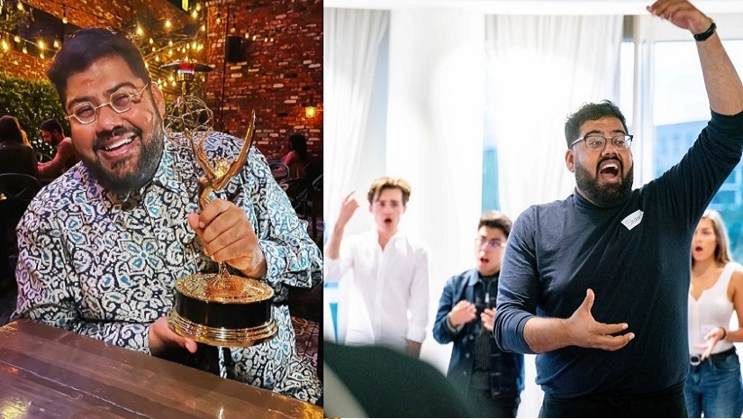 অ্যামি অ্যাওয়ার্ড বিজয়ী হয়েছেন বাংলাদেশি-আমেরিকান শামস আহমেদ