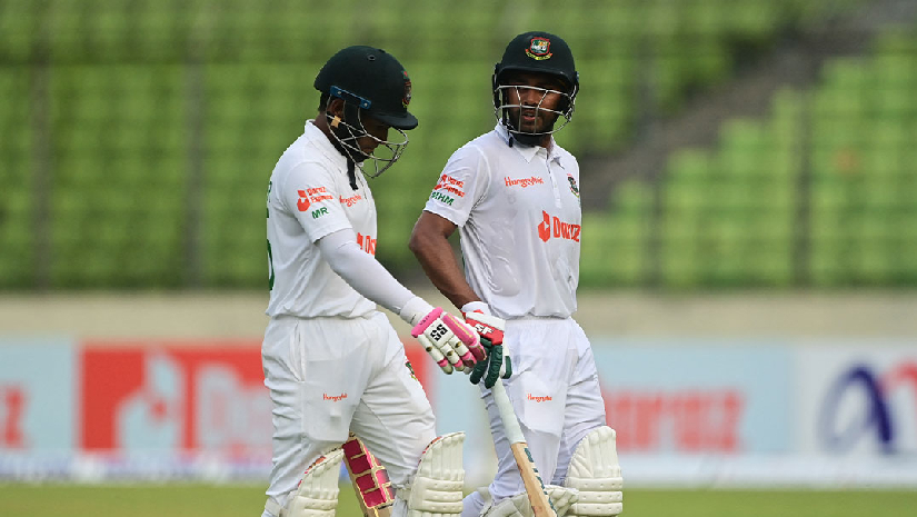 ঢাকা টেস্টের দ্বিতীয় দিনে ২০ রানেই গুটিয়ে গেল বাংলাদেশ