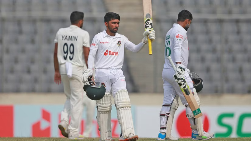 শান্তর পর মমিনুলের সেঞ্চুরি, ৬৬২ রানের লক্ষ্য আফগানদের