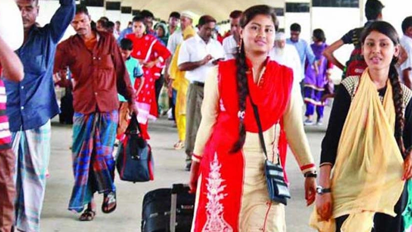 ঈদে সাধারণ মানুষের ঘরে ফেরা