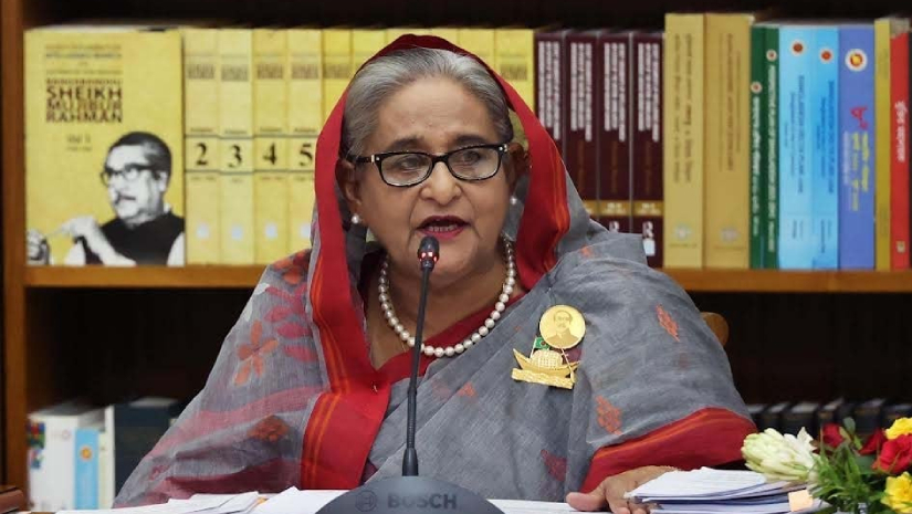 গণভবনে আওয়ামী লীগের কার্যনির্বাহী সংসদের বৈঠকে প্রধানমন্ত্রী শেখ হাসিনা