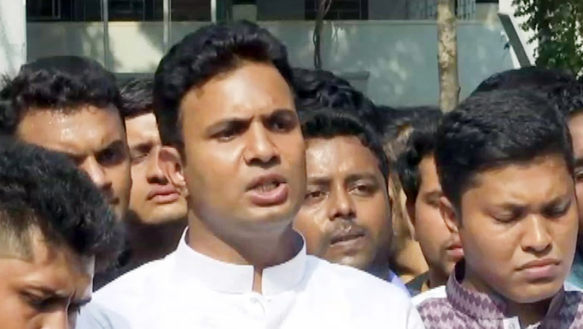ছাত্রলীগের কেন্দ্রীয় সভাপতি সাদ্দাম হোসেন