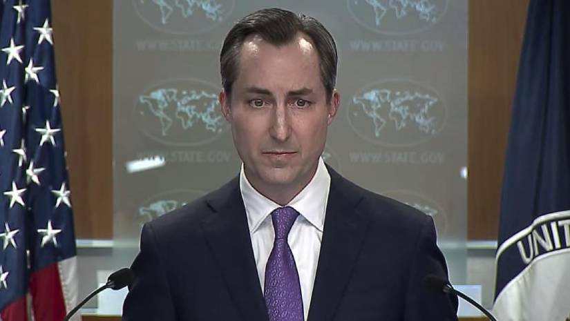 মার্কিন পররাষ্ট্র দফতরের মুখপাত্র ম্যাথিউ মিলার