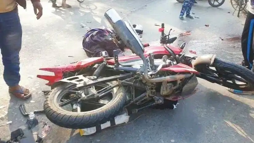 মোটরসাইকেল দূর্ঘটনা