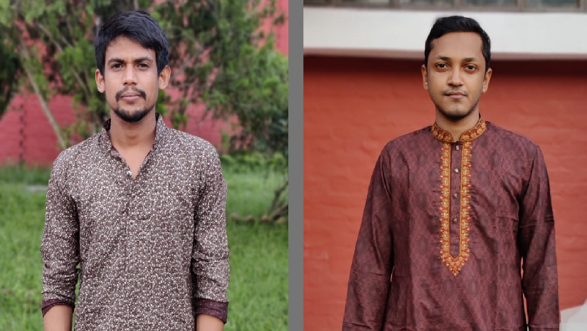 ছবিতে বামে রফিকুল ইসলাম রফিক, ডানে তারেক আবদুল্লাহ বিন আনোয়ার