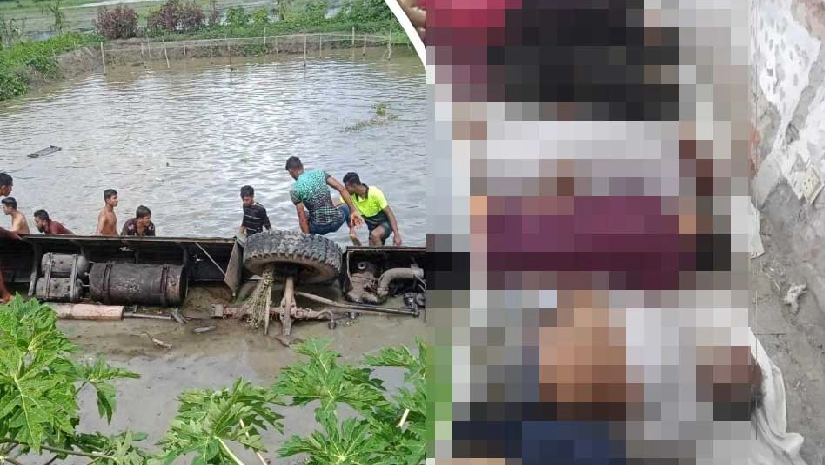 ঝালকাঠিতে নিয়ন্ত্রণ হারিয়ে বাস পুকুরে, মৃত্যু বেড়ে ১৭