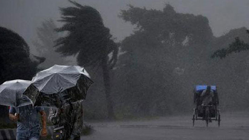 ১১ জেলায় ৮০ কি.মি. বেগে ঝড়ের সম্ভাবনা