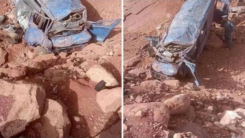 দুর্ঘটনার কবে পড়া বাস