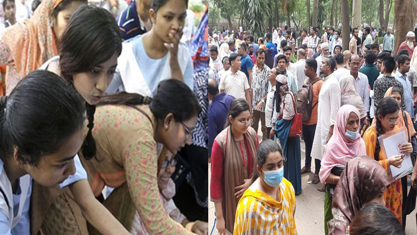 জিপিএ-৫ পেয়েও কলেজ ও বিশ্ববিদ্যালয়ে ভর্তিতে তীব্র প্রতিযোগিতার মুখে পড়তে হচ্ছে শিক্ষার্থীদের