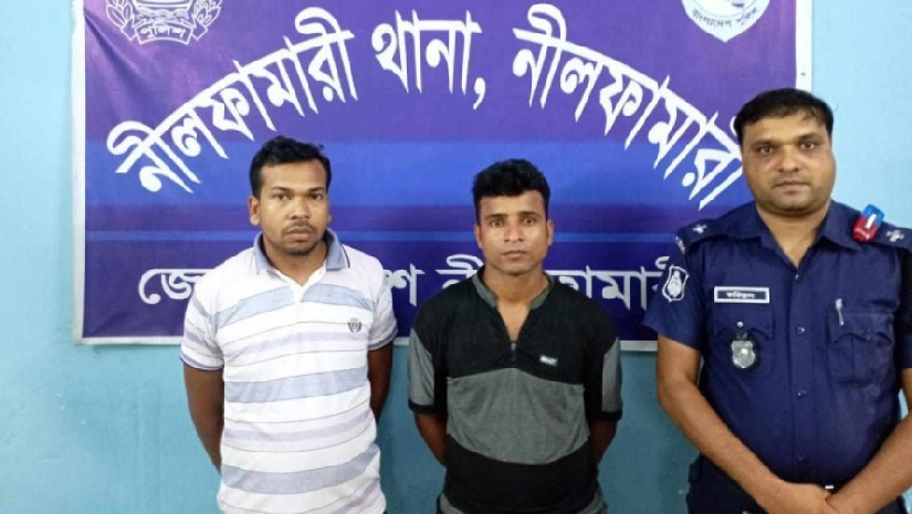 পুলিশের হাতে গ্রেফতার আলম