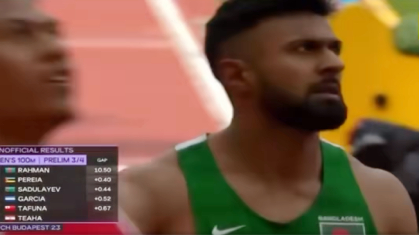 হিটে প্রথম বাংলাদেশের দ্রুততম মানব ইমরানুর রহমান