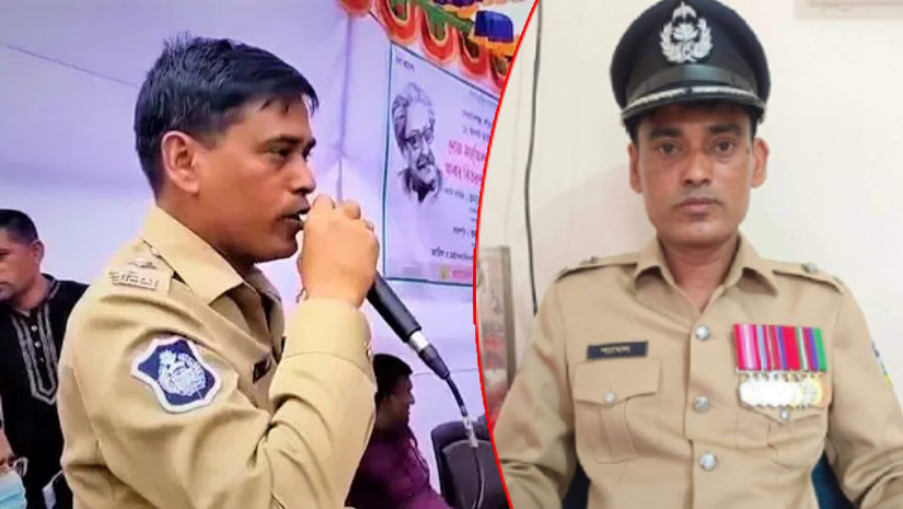 জামালপুরের দেওয়ানগঞ্জ থানার ওসি শ্যামল চন্দ্র ধর