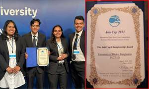 এশিয়া কাপে চ্যাম্পিয়ন ‘ঢাকা বিশ্ববিদ্যালয়’