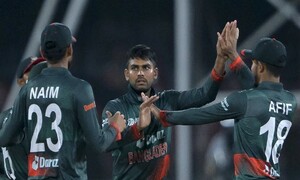 আফগানদের বিপক্ষে টাইগারদের বড় জয়