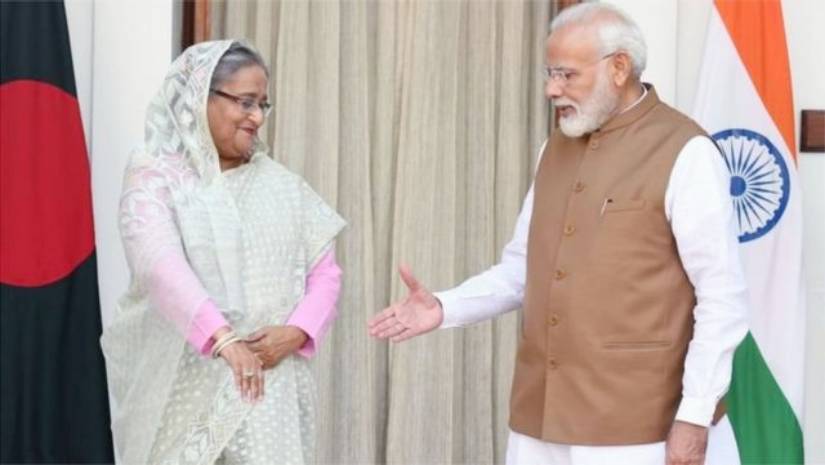 শেখ হাসিনা ও নরেন্দ্র মদি