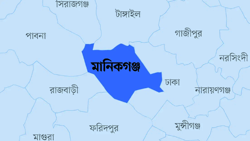 মানিকগঞ্জ জেলা মানচিত্র