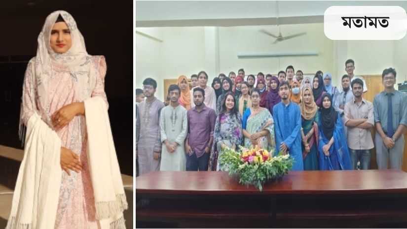 তাসমিয়া আফরিন সাদিয়া ও মাভাবিপ্রবি ক্যারিয়ার ক্লাবের সদস্যরা