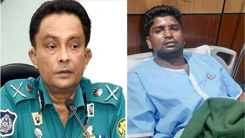 ছাত্রলীগ নেতা নাঈমকে দেখতে হাসপাতালে ডিএমপি কমিশনার