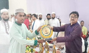 চরফ্যাশন রেসিডেন্সিয়াল মডেল মাদরাসার কৃতি শিক্ষার্থী সংবর্ধনা