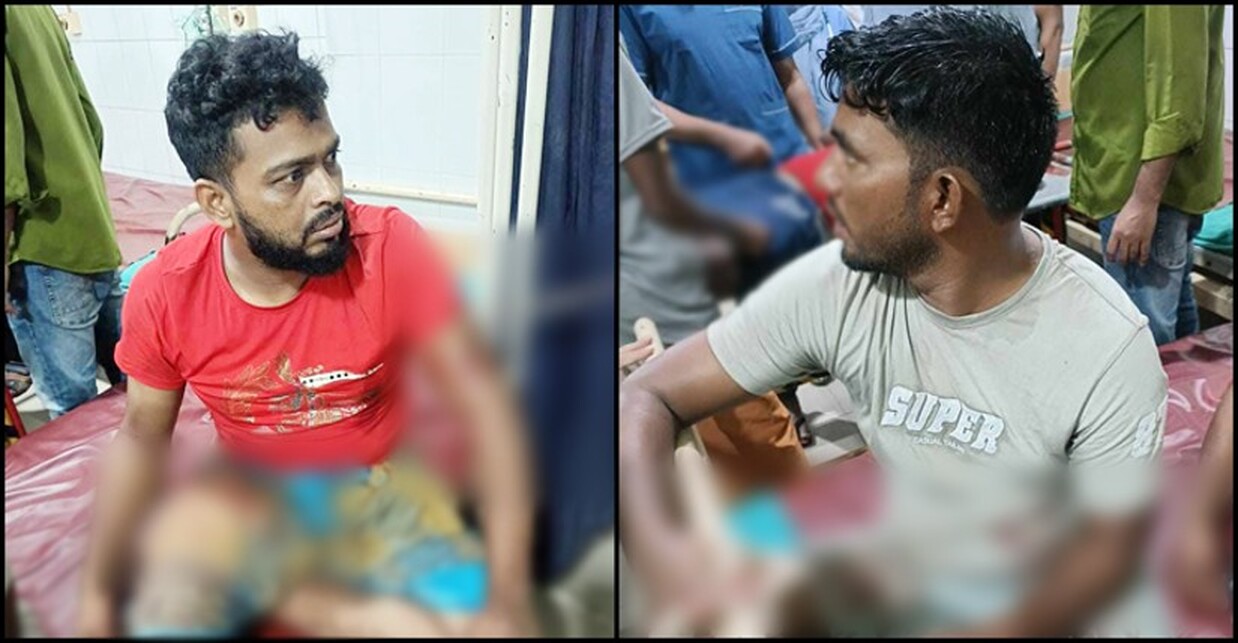 হাসপাতালে আহত দুই ব্যক্তির চিকিৎসা চলছে