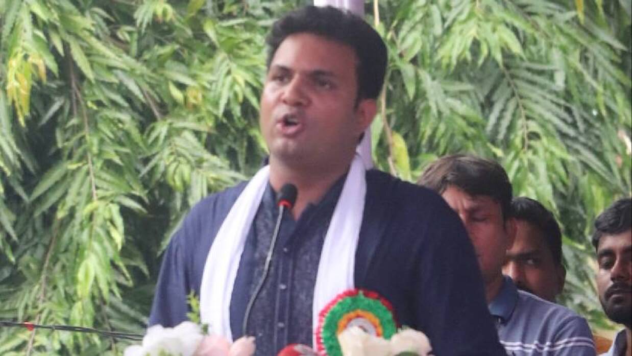 ছাত্রলীগ সভাপতি সাদ্দাম। 