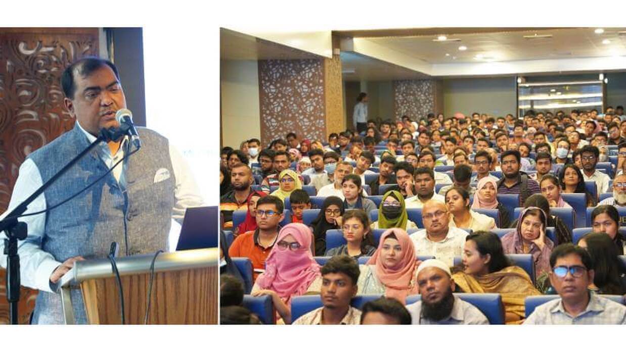এআইইউবিতে নবাগত ছাত্র-ছাত্রীদের ওরিয়েন্টেশন