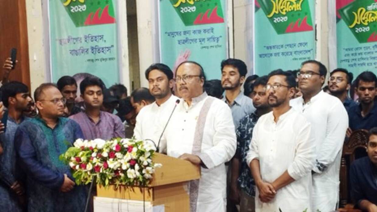 রুয়েট ছাত্রলীগের সম্মেলনে রাজশাহী সিটি করপোরেশনের মেয়র এ এইচ এম খায়রুজ্জামান লিটন