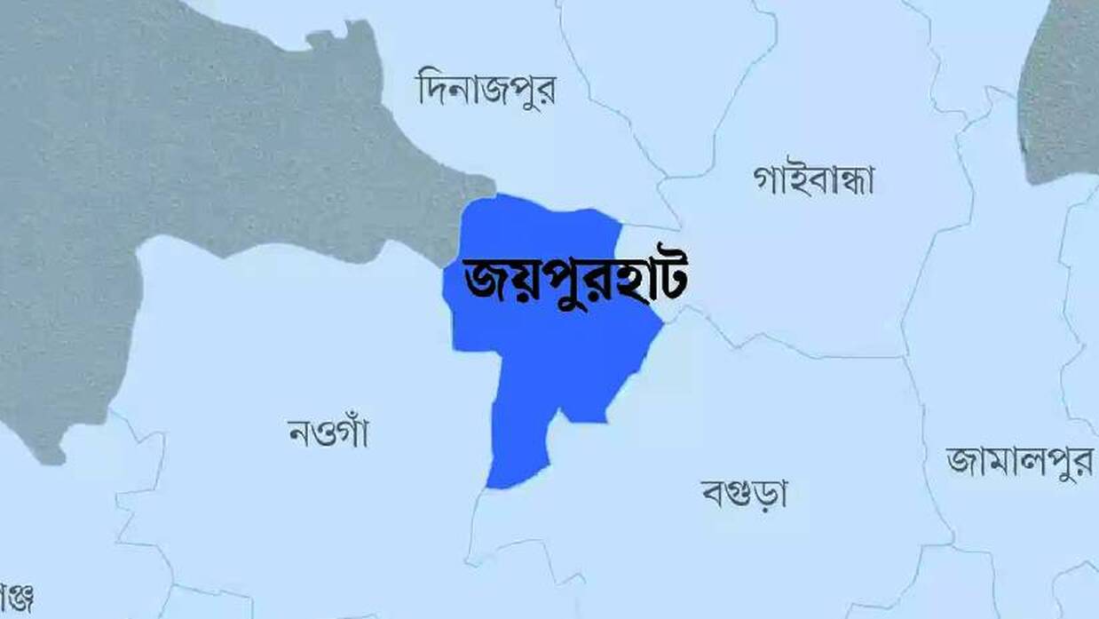 জয়পুরহাট জেলা মানচিত্র