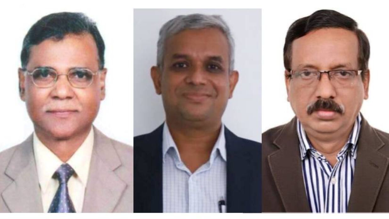 অধ্যাপক ইমদাদুল হক, অধ্যাপক মাহফুজুল ইসলাম ও অধ্যাপক ইসমাইল খান