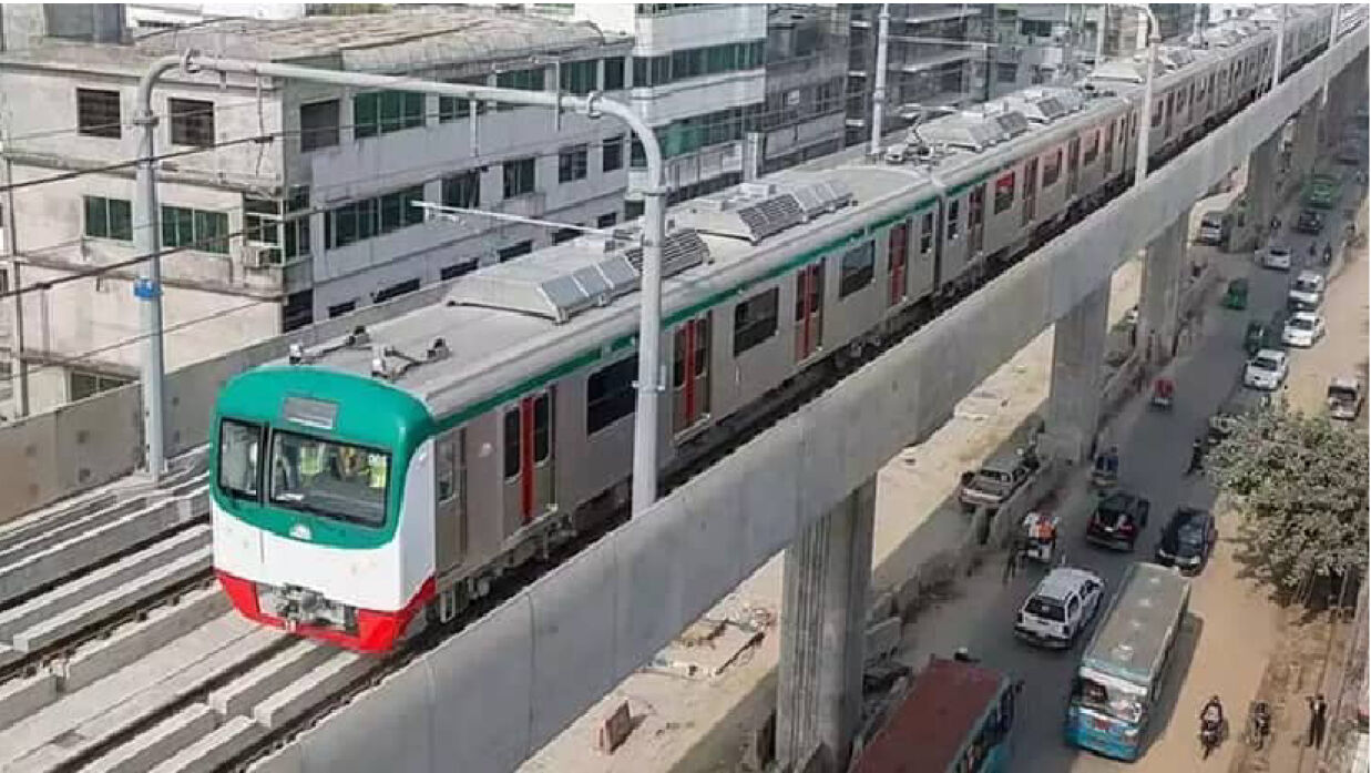 তিনদিন বন্ধ থাকবে মেট্রোরেল