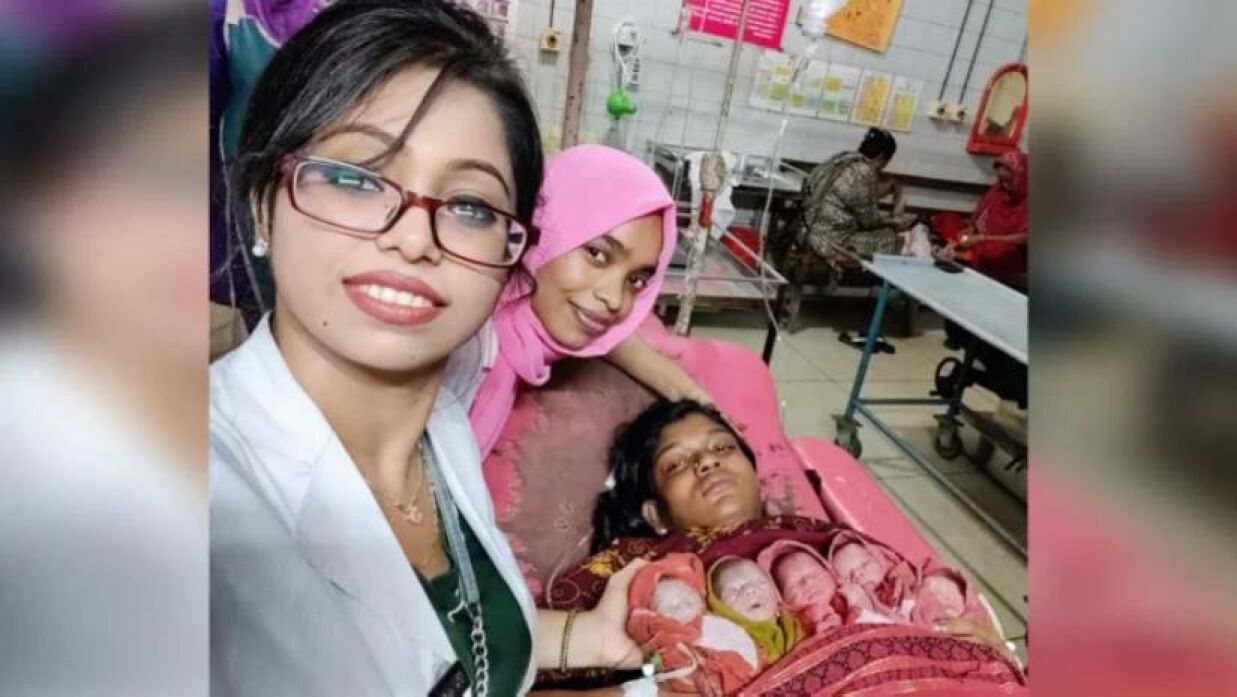 ঢাকা মেডিকেলে ৫ সন্তানের জন্ম দিলেন এক মা