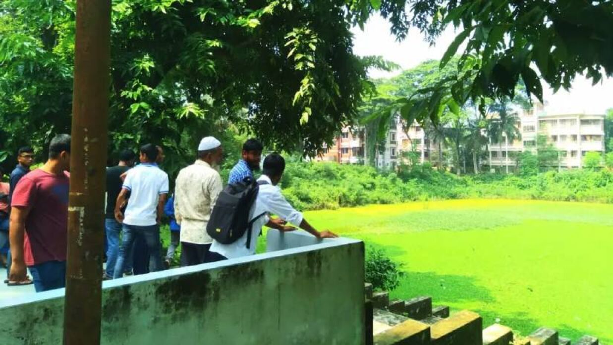 হাবিপ্রবির ফিশারিজ পুকুর