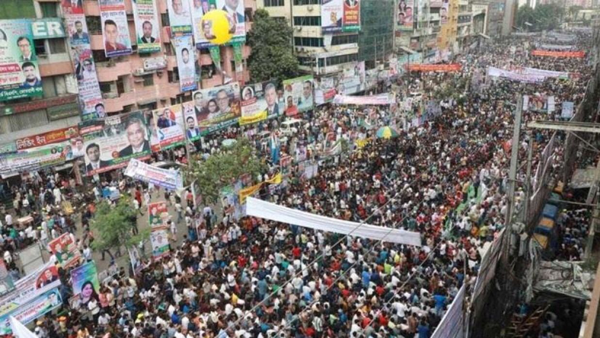 নয়াপল্টনে বিএনপির সমাবেশ