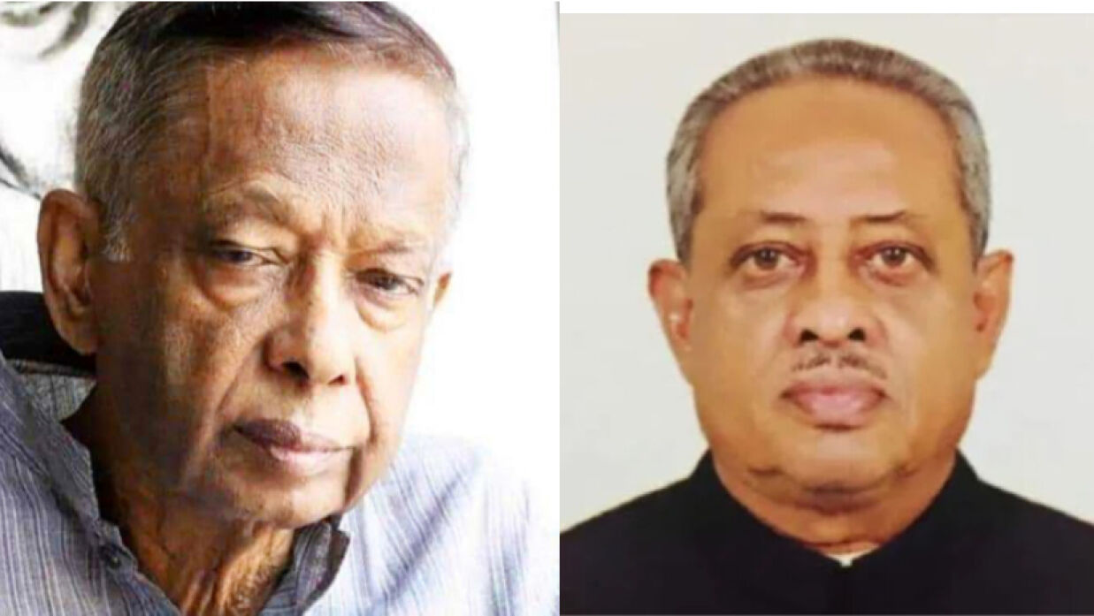 আওয়ামী লীগের দুই নেতা এ এফ এম ফখরুল ইসলাম মুন্সী এবং শাহজাহান মিয়া 