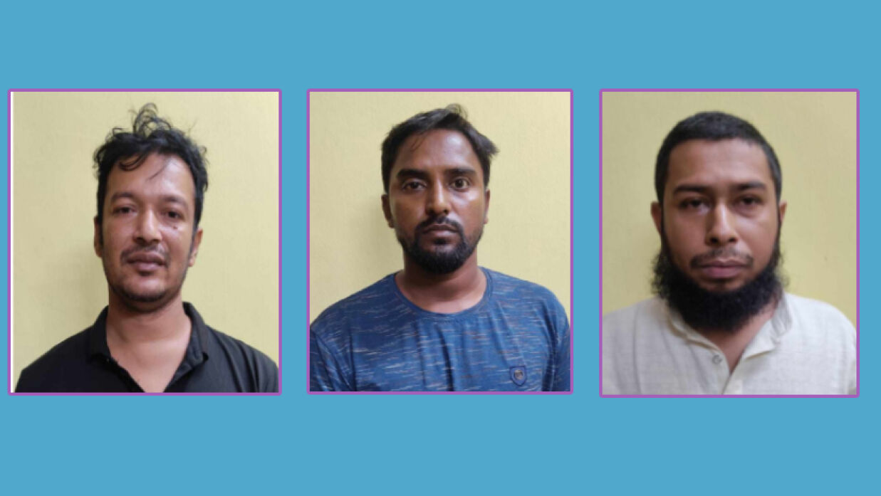 মেহেদী হাসান হিমেল, হাসিবুল হাসান ও সাইদুজ্জামান সরকার সাইদী