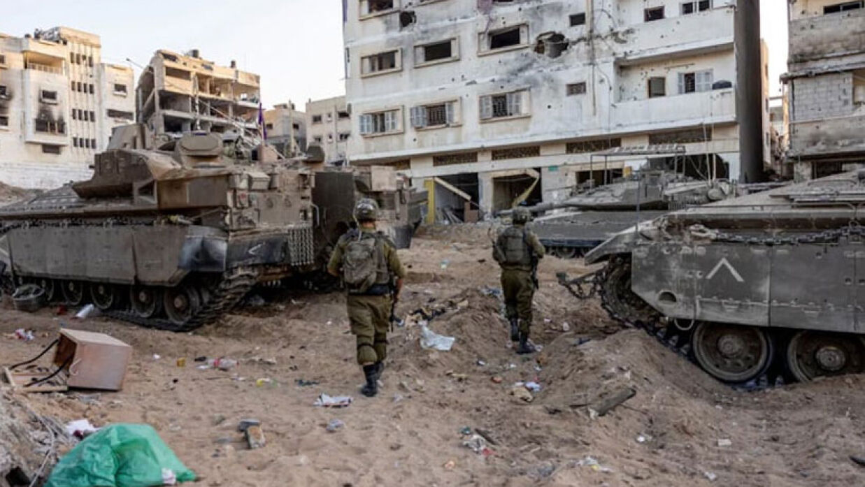 গাজায় ইসরায়েলি বাহিনী