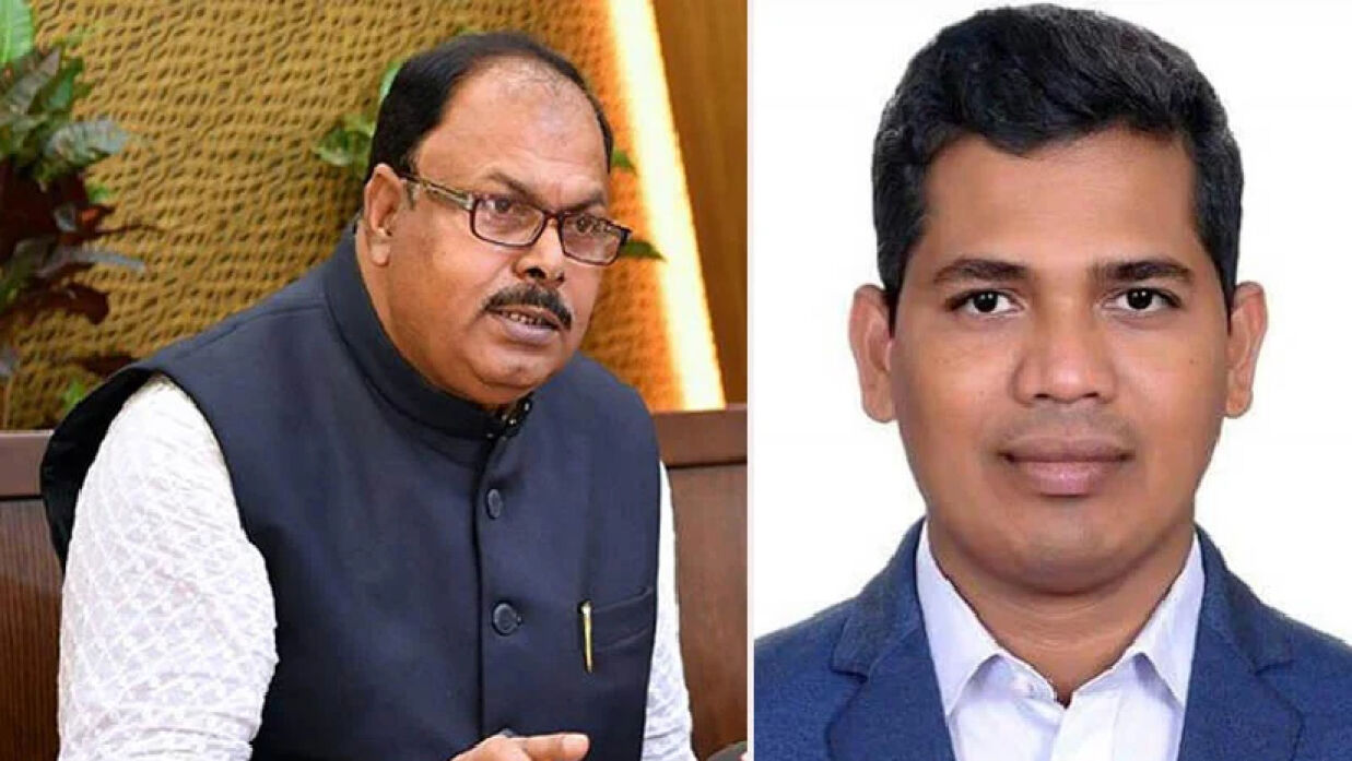 প্রাথমিক ও গণশিক্ষা প্রতিমন্ত্রী মো. জাকির হোসেন  ছাত্রলীগের সাবেক কেন্দ্রীয় নেতা বিপ্লব হাসান পলাশ