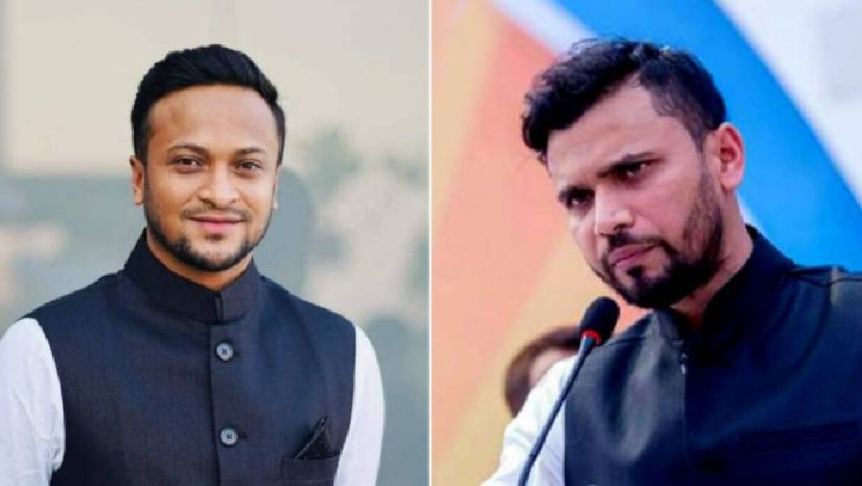 সাকিব আল হাসান ও মাশরাফি বিন মর্তুজা